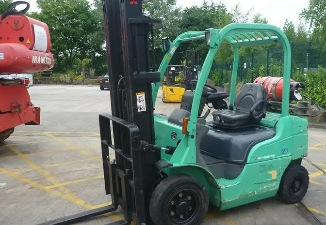 Погрузчик вилочный Mitsubishi FG20N, газ, 2 т., 5500 мм высота подъема- фото № 1