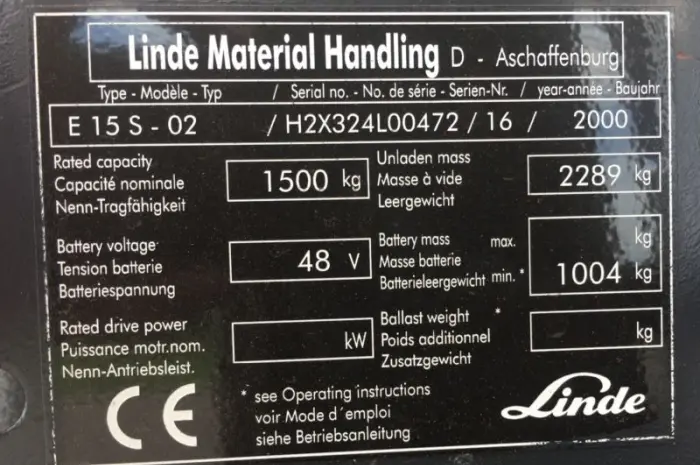 Погрузчик Linde E15S-02, электро, 5.4м.подъем- фото № 9