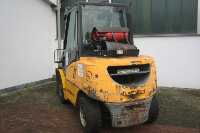 Кара погрузчик бу Jungheinrich TFG 550, газ, 5 т., 2005 г., 9671 м/ч- фото № 4