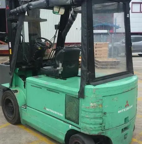 Электропогрузчик бу Mitsubishi EP30, 3т., 4700 мм высота подъема, 2005 г- фото № 4