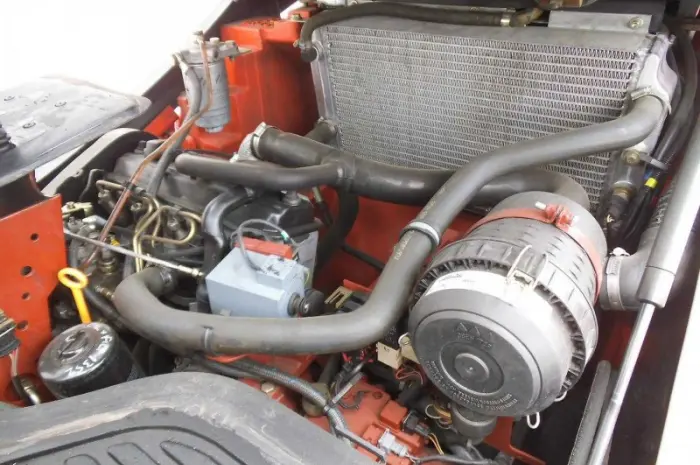 Дизельный погрузчик Linde H20D, 2006 г., 2т., 3850 мм подъем, 1662 м/ч, каретка- фото № 4