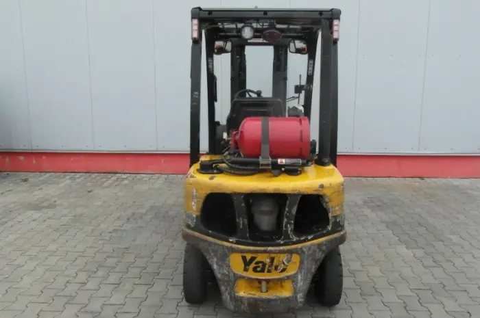 Дизельный погрузчик Yale GLP25VX, 2014 года, 11593 м/ч, 2.5т., 4.9м.подъем, вагонник- фото № 4