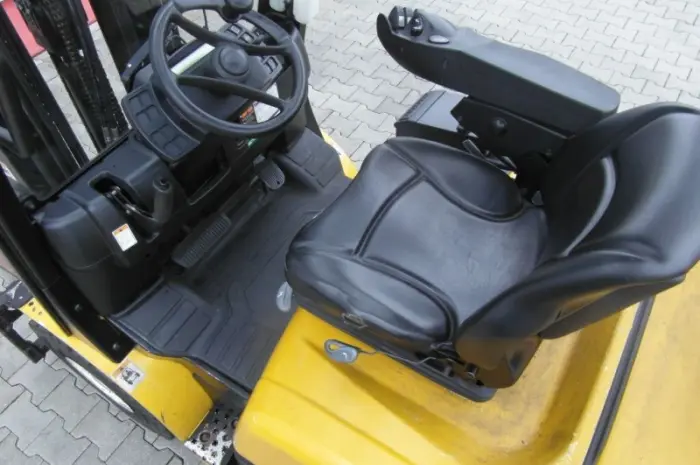Дизельный погрузчик Yale GLP25VX, 2014 года, 11593 м/ч, 2.5т., 4.9м.подъем, вагонник- фото № 5