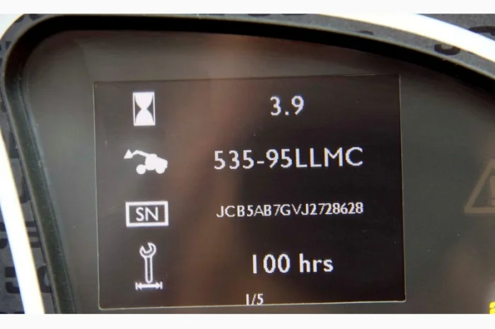 Акция! Телескопический погрузчик JCB535-95, 2018 года, 9 моточасов! Еще в целлофане- фото № 4