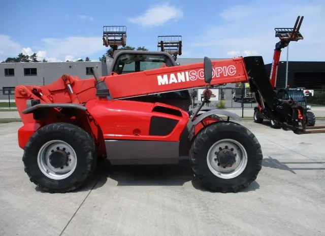 Телескопический погрузчик Manitou MLT845 120LSU, 2006г., 5833 мч, 4.5т., 8метров- фото № 5