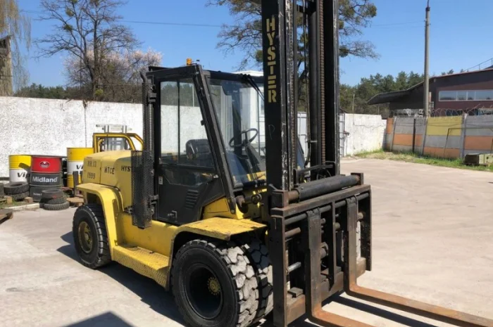 Вилочный погрузчик бу 7т., Hyster, двигатель Perkins- фото № 1