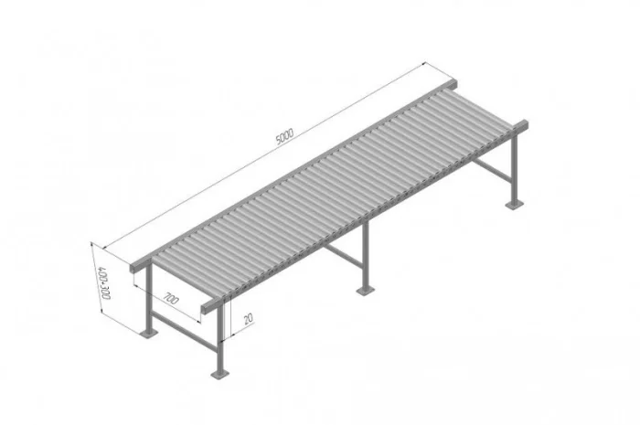 Конвейер роликовый (рольганг)- фото № 5