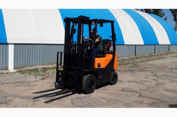 Продам автопогрузчик б/у Daewoo G15S-2, вилочный погрузчик бу- фото № 3
