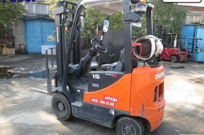 Продам газовый автопогрузчик б/у Doosan G15S-5- фото № 4