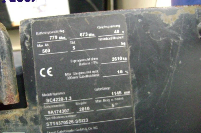 Аренда вилочный погрузчик б/у Crown SC4220-1.3 с электродвигателем- фото № 7