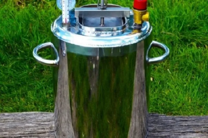 Автоклав огневой нержавейка на 14 банок- фото № 1