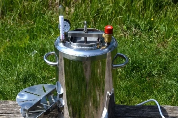 Огневой Автоклав нержавейка на 14 банок- фото № 5