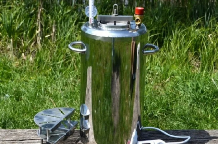 Автоклав нержавеющий электрический 21 банка- фото № 1