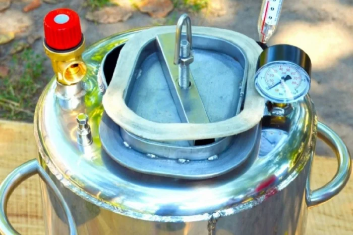 Автоклав нержавеющий электрический 21 банка- фото № 3