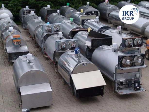 Танк охолоджувач молока Б / У ALFA LAVAL 10000 закритого типу об' ємом 10000 літрів- фото № 1