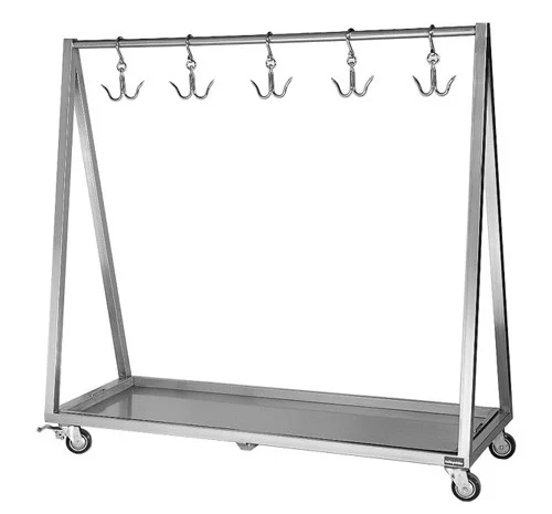 Тележка для транспортировки туш и полутуш. Вешала- фото № 3