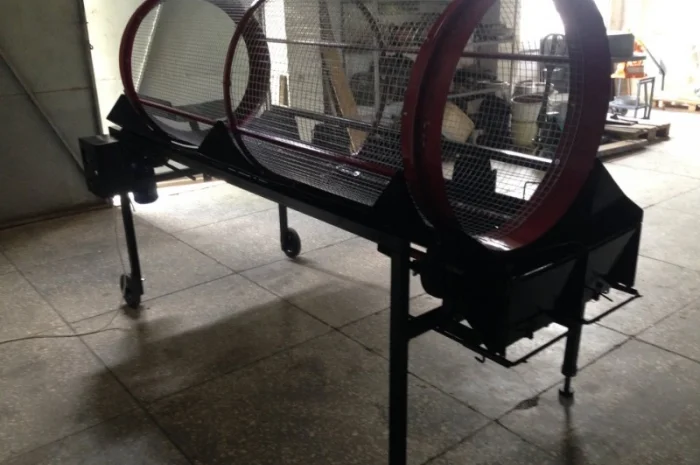 Калибратор барабанного типа (чеснок-однозубка, орех, и прочии сельхозпродукции)- фото № 3