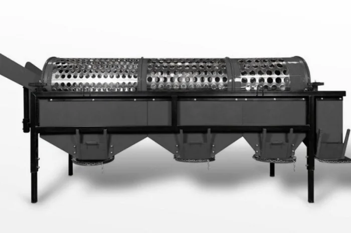 Машина калибратор роторный для чеснока, ореха, картошки- фото № 1