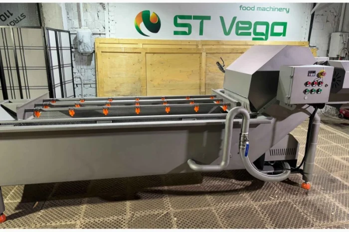 Барботажна ванна з конвеєром для миття зелені, ягід, овочів STvega BW L4000- фото № 11