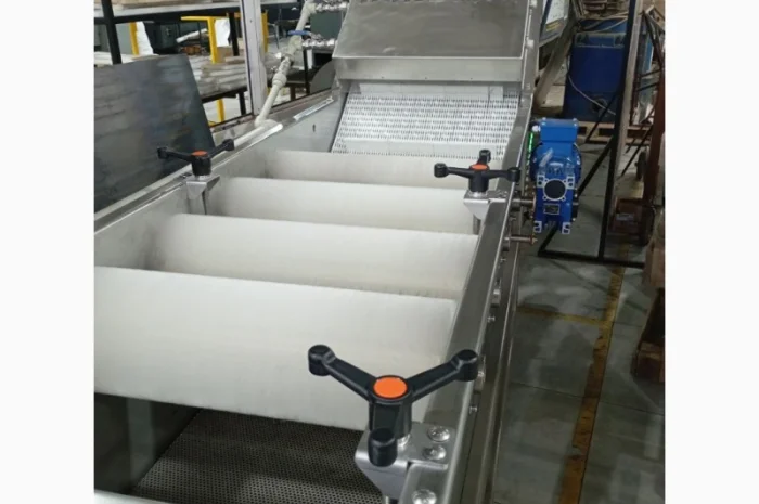 Барботажна мийка з додатковим рядом щіток для миття овочів та фруктів- фото № 1