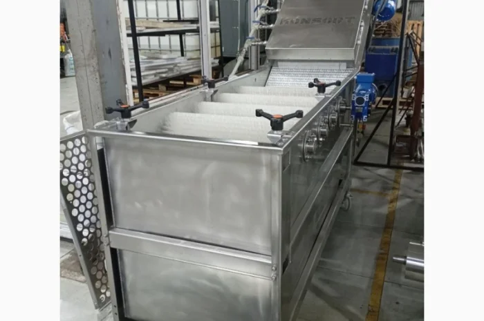 Барботажна мийка з додатковим рядом щіток для миття овочів та фруктів- фото № 4