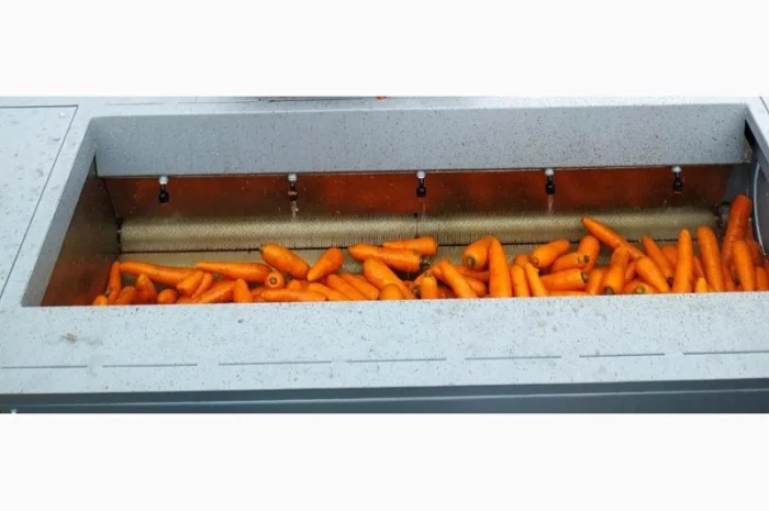 Порционная щеточная мойка для овощей, корнеплодов и орехов 1т/час- фото № 1