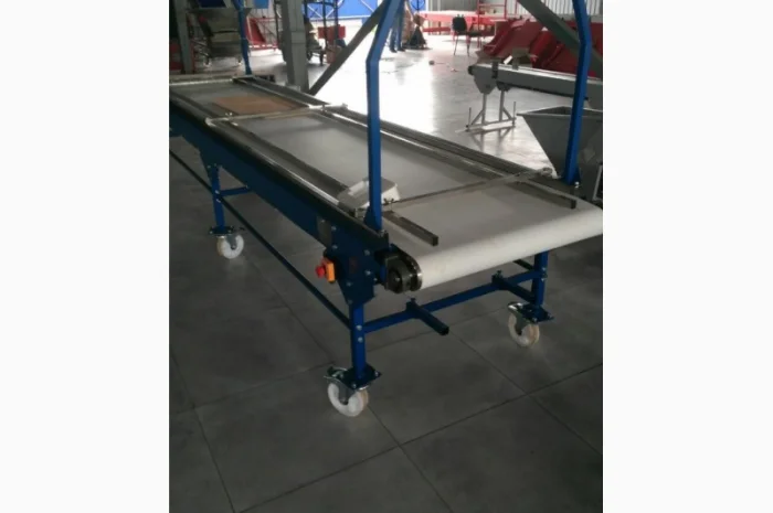 Сортировочный конвейер ленточный переборочный стол- фото № 1