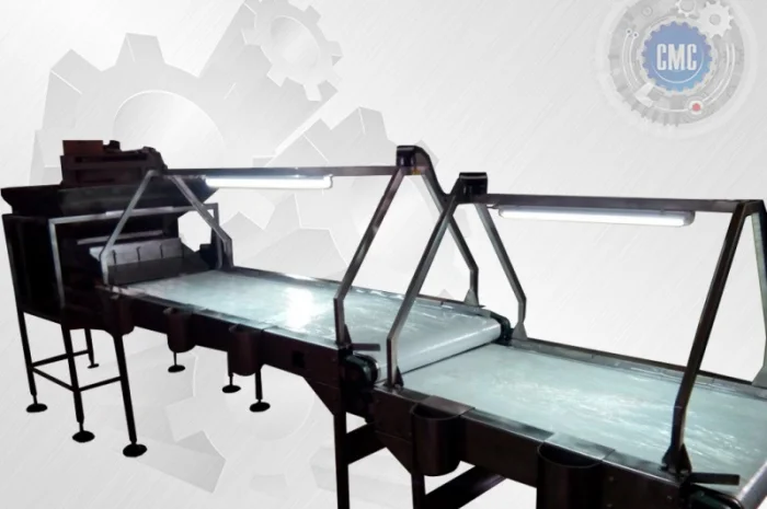 Сортировочный инспекционный стол для ягод малины, клубники, ежевики- фото № 2