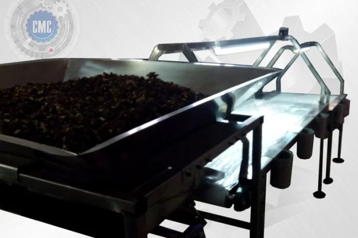 Сортировочный инспекционный стол для ягод малины, клубники, ежевики- фото № 6