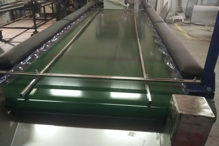 Транспортер для сортировки орехов. Инспекционий стол. Лента- фото № 4