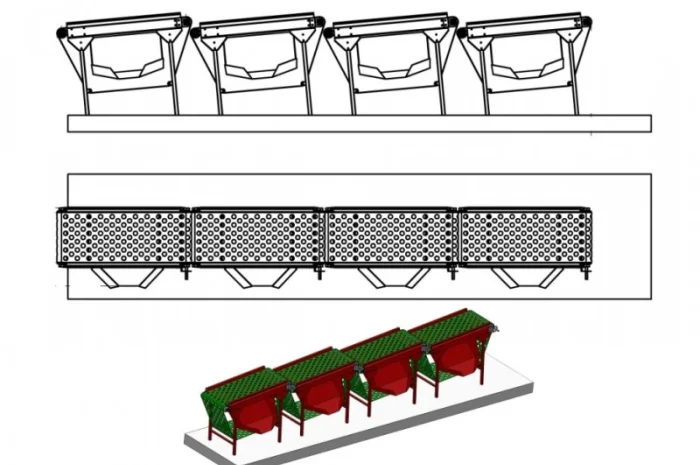 Калибратор ленточный для овощей- фото № 1