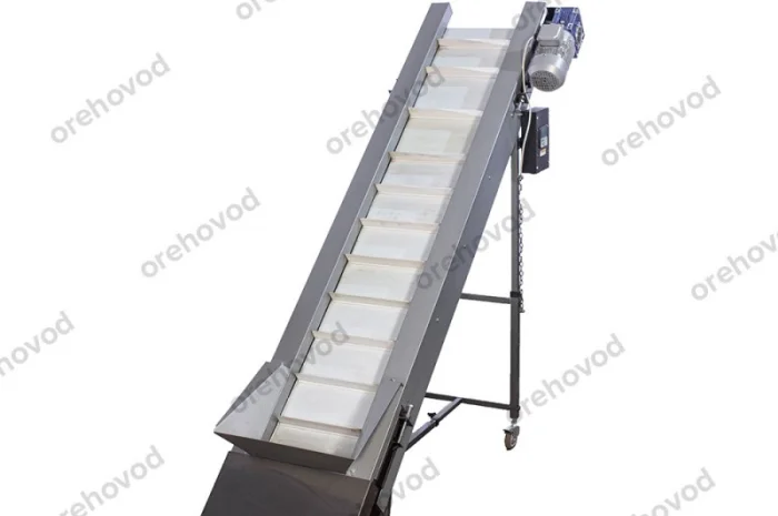 Підйомний транспортер для волоського горіха- фото № 1