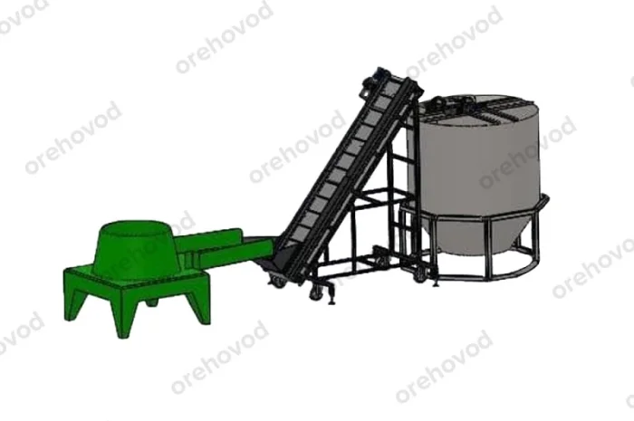 Лінія для мийки, сушки і калібрування горіха (2 тони/доба)- фото № 1