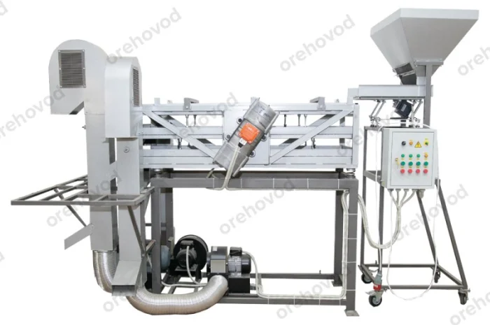 Вібросито з аспірацією для сортування волоського горіха (300 кг/год)- фото № 1