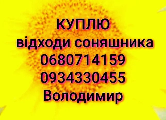 Відходи соняшника ділові- фото № 1