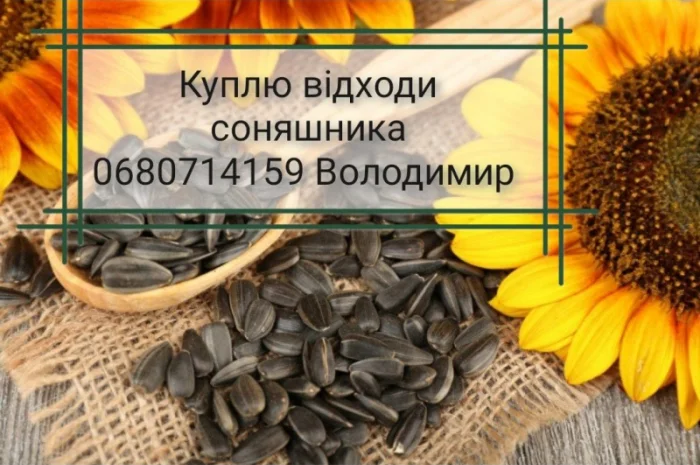 Закуповуємо відходи соняшника- фото № 1