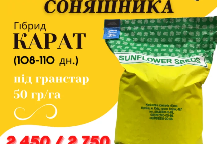 КАРАТ - насіння соняшника- фото № 1