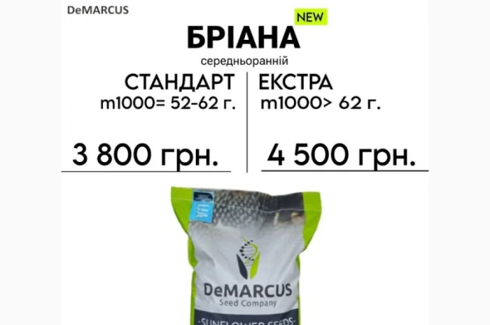 Насіннєва компанія "Демаркус" має в наявності гібриди соняшнику- фото № 1