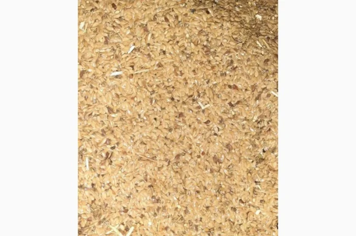 Отходы льна коричневого золотого в наличии- фото № 1