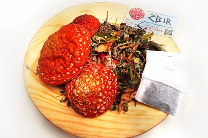 Чай з червоного та пантерного мухомора у пакетиках від ZBIR- фото № 2