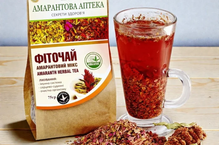Фіточай «Амарантовий мікс» – Природна сила сквалену та вітамінів- фото № 1