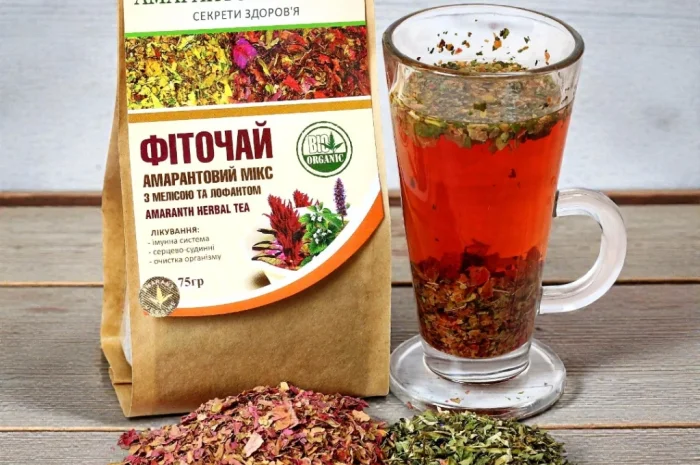 Фіточай «Амарантовий мікс з лофантом та мелісою» – ваш джерело спокою та імунітету- фото № 1