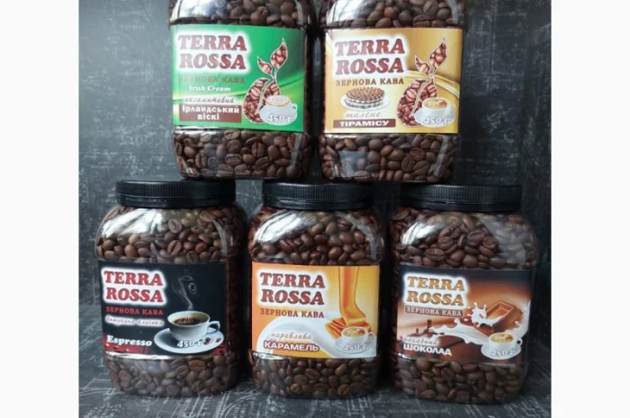 Кава зернова та розчинна ТМ ТЕRRA ROSSA від виробника- фото № 2