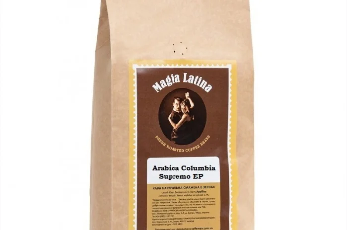 Кофе Колумбия Супремо, зерно 1кг- фото № 1