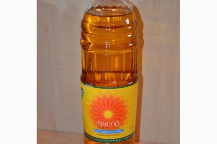 Масло подсолнечное нерафинированное вымороженное – ОПТ- фото № 1
