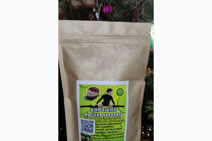 Мука конлопляная помол на каменных жерновах 200 гр- фото № 1