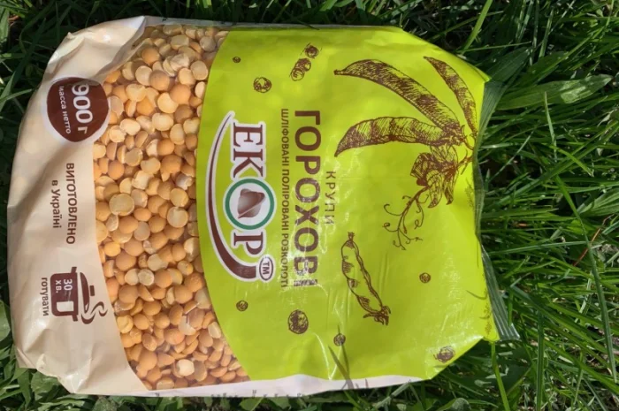 Крупи горохові фасовані 1кг від виробника ТМ ЕКОР- фото № 3