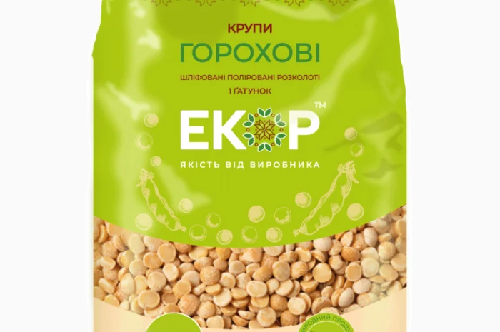Крупи горохові фасовані 1кг від виробника ТМ ЕКОР- фото № 1