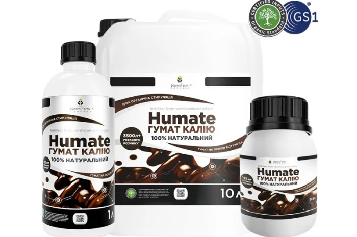 Натуральний Гумат Калію з біогумусу органо-мінеральний 0.5л - 1000л- фото № 2
