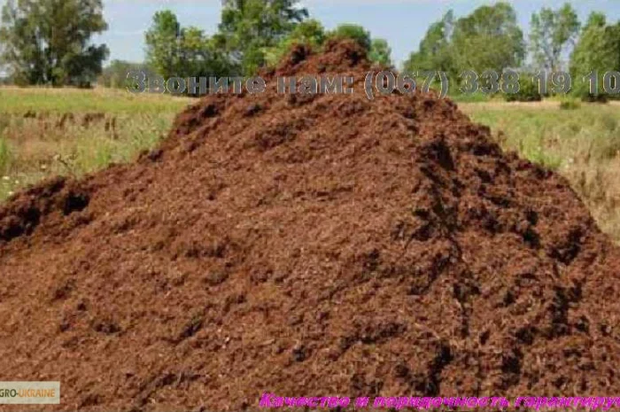 Перегной в мешках Гостомель Буча Конский перегной Киевская область Удобрение- фото № 3